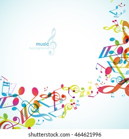 Abstract backgrounds with colorful tunes. 