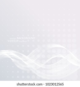 Abstract backgrounds with colorful wavy lines. Elegant wave design. Vector technology. EPS 10.