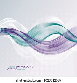 Abstract backgrounds with colorful wavy lines. Elegant wave design. Vector technology. EPS 10.