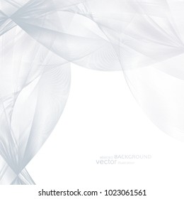 Abstract backgrounds with colorful wavy lines. Elegant wave design. Vector.