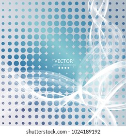 Abstract backgrounds with colorful wavy lines. Elegant wave design. Vector technology.