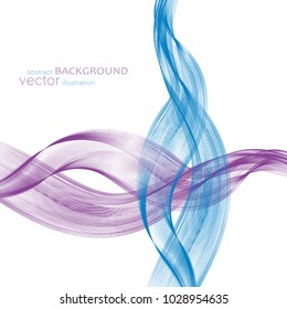 Abstract backgrounds with colorful wavy lines. Elegant wave design. Vector technology.