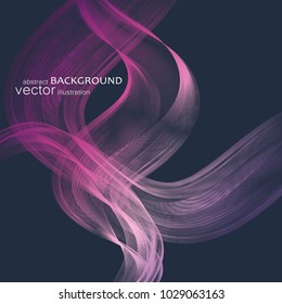 Abstract backgrounds with colorful wavy lines.