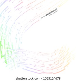 Abstract backgrounds with colorful wavy lines. Elegant wave design. Vector technology.