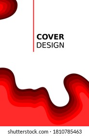 Abstract backgrounds for covers, cards, presentations, banners, posters, annual reports, brochure, catalog, web, etc. Modern shapes background with waves.
