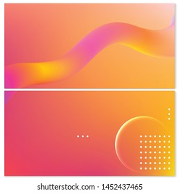 Abstract backgrounds. Creative colored wallpapers. Trendy gradient mesh backgrounds. Modern abstract backdrops.