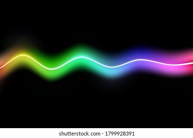 Abstract backgrounds are curving curves like colorful glow waves that can be used as a backdrop.