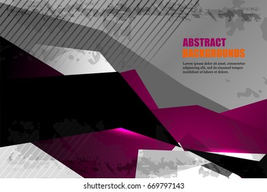 Abstract Backgrounds Design with texture, vector illustration