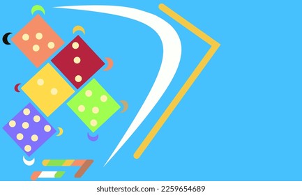 abstract backgrounds. With a dice design that is suitable for use as a presentation background. Banner designs. 