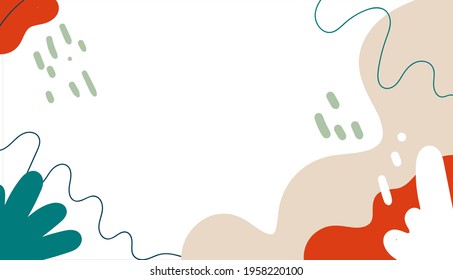 Abstract backgrounds with floral elements and organic shapes. It can be used in both horizontal and vertical formats. A place for your text, a trending abstraction. EPS 10.