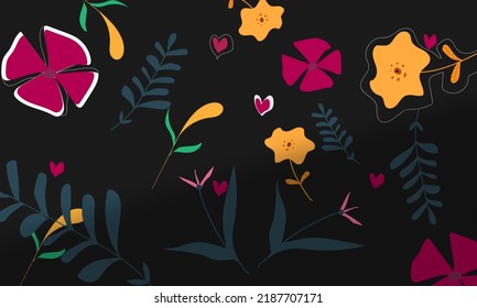 abstract backgrounds flowers beautiful flowers color palette cute colorful eps 10