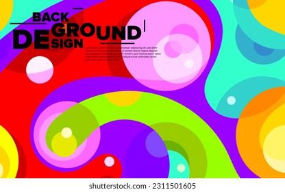 abstract backgrounds fluid design. summer background