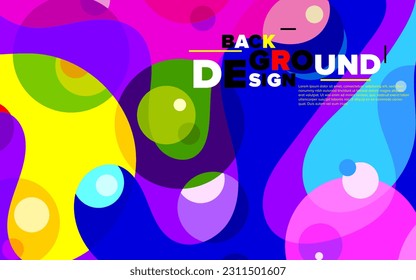 abstract backgrounds fluid design. summer background