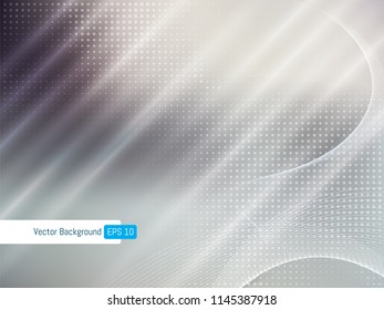 Abstract backgrounds futuristic with dotted line and curve line.  Color Gradient or Multi Colored. Backgrounds technology, curves in line,  dotted line, web banner, vector gray background. 