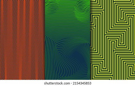 Resumen de fondo líneas geométricas Vector libre