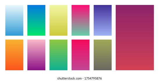 Abstract backgrounds in gradient tones. Vector illustration
