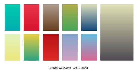 Abstract backgrounds in gradient tones. Vector illustration
