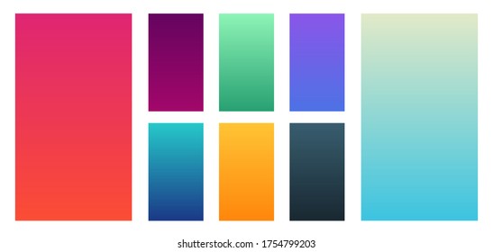 Abstract backgrounds in gradient tones. Vector illustration
