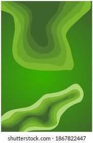 abstract backgrounds, with green gradient, vector templates, brochures, social media etc.