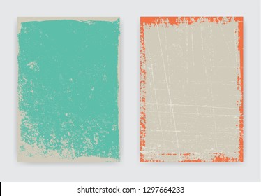 Abstract backgrounds in grunge style for poster, banner, flyer and brochure.