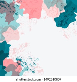 Abstract backgrounds with hand drawn memphis style . Retro design