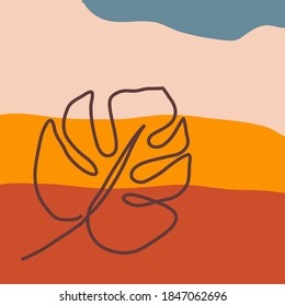 Antecedentes abstractos. Dibujaron a mano varias formas y objetos de garabatos. Ilustraciones contemporáneas de moda de Vector. Cada fondo está aislado. Colores pasteles