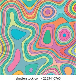 Antecedentes abstractos. Dibujar a mano varias formas Modernas ilustraciones vectoriales contemporáneas con colores Pastel