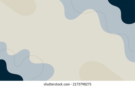 fondo abstracto. Dibujaron a mano varias formas y objetos de garabatos. Ilustraciones vectoriales modernas y modernas. Cada fondo está aislado. Colores pasteles