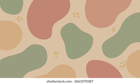 abstract backgrounds. Hand drawn various shapes and doodle objects. Contemporary modern trendy vector illustrations. Every background is isolated. Pastel colors
