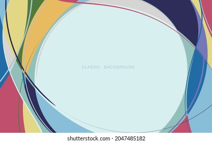 Abstract backgrounds. Hand-painted various shapes, lines and curves. All backgrounds are separated. Patterns, wallpapers.