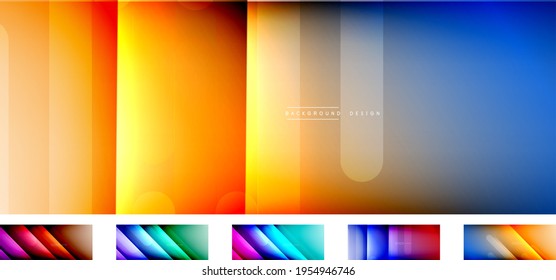Abstract backgrounds - lines composition created with lights and shadows. Technology or business digital templates