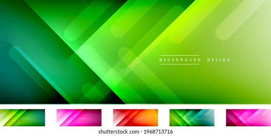 Abstract backgrounds - lines composition created with lights and shadows. Technology or business digital templates