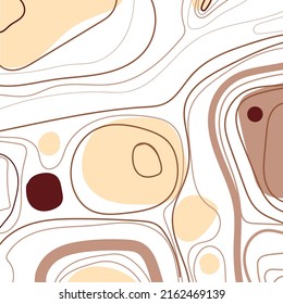 Abstract backgrounds with organic shapes and hand draw line in pastel colors. Modern vector design template. Minimal stylish cover for branding design. vector illustration