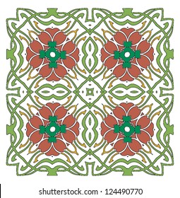 Abstract Backgrounds, ornament card