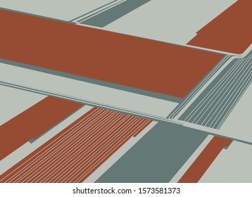Abstract backgrounds pastels colored with colorful chaotic squares, stripes. Posters, covers. Vector illustration. design for rug, cover, scarves, pillow, bed sheet