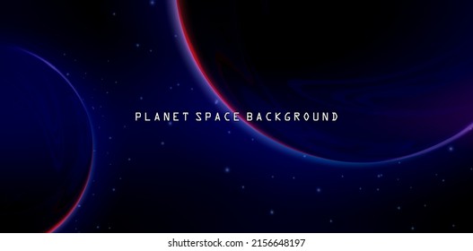 abstract backgrounds with planet space concept for signs corporate, advertisement business, social media post, billboard agency advertising, ads campaign, motion video, landing page, website header