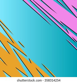 Abstract backgrounds pop art, vector illustration