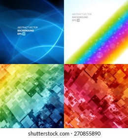 Abstract backgrounds set vector modern design can be use for Business Brochures, Flyers, Website Banners, Corporate Report, Presentation, Advertising templates