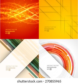 Abstract backgrounds set vector modern design can be use for Business Brochures, Flyers, Website Banners, Corporate Report, Presentation, Advertising templates
