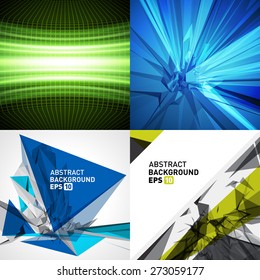 Abstract backgrounds set vector modern design can be use for Business Brochures, Flyers, Website Banners, Corporate Report, Presentation, Advertising templates