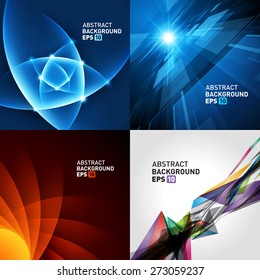 Abstract backgrounds set vector modern design can be use for Business Brochures, Flyers, Website Banners, Corporate Report, Presentation, Advertising templates