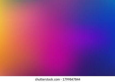 Abstrakte Hintergründe, die von Gelb zu Rosa schattieren, schaffen eine Mischung aus Violett und enden mit Blau, die als Hintergrund verwendet werden kann.