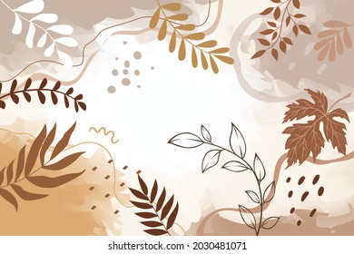 abstract backgrounds for social media stories. Colorful banners with  leaves.