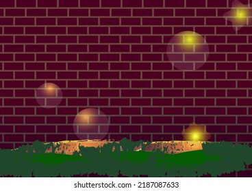 Abstract backgrounds texture view outdoor landscape city scene wallpaper rought light night digital art graphic design modern style pattern seamless vector and illustration EPS10