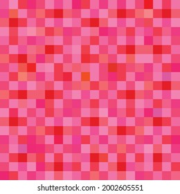 Abstract backgrounds textured bright color mosaic pixels brick wall wallpaper decoration art graphic design modern style pattern seamless vector and illustration EPS10