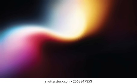 Fondos abstractos, un tema de luz cálida y brillante contra un fondo oscuro.