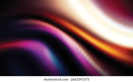 fundos abstratos, um tema de luz quente e brilhante contra um fundo escuro.