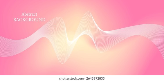 Abstract backgrounds using soft pastel tones such as pink, light orange and white, which give a sweet, soft, comfortable feeling and create a warm and friendly atmosphere.