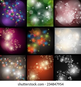 Abstract Backgrounds - Vector Illustration, Graphic Design Editable For Your Design  
