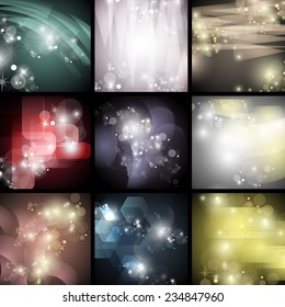 Abstract Backgrounds - Vector Illustration, Graphic Design Editable For Your Design  